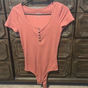 Hollister Henley Short-Sleeve Bodysuit